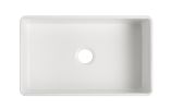 Fireclay 36&quot; L X 20&quot; W Farmhouse Kitchen Sink with Grid and Strainer