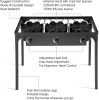 3 Burner Portable Propane Gas Stove Outdoor Camping Grill Grill