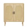 Kitchen storage cabinets with rattan decorative doors;  buffets;  wine cabinets;  dining rooms;  hallways;  cabinet console tables
