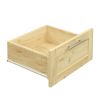 High wardrobe and kitchen cabinet with 2 doors; 2 drawers and 5 storage spaces; Oak