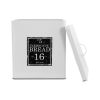 MegaChef Kitchen Food Storage and Organization 5 Piece Canister Set in White and Black