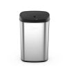 13.2 Gallon Trash Can, Motion Sensor Kitchen Trash Can, Stainless Steel